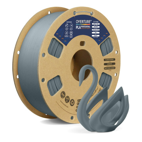 OVERTURE PLA Plus (PLA+) Filament 1.75mm, Ténacité Professionnelle, 1kg (2.2lbs), Précision Dimensionnelle 99% +/- 0,02mm, pour