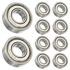 10pcs 698-ZZ Roulements à Billes Double Blindé 8x19x6mm 698ZZ