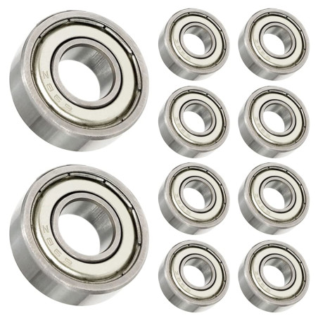 10pcs 698-ZZ Roulements à Billes Double Blindé 8x19x6mm 698ZZ