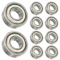 10pcs 698-ZZ Roulements à Billes Double Blindé 8x19x6mm 698ZZ 10pcs 698-ZZ Roulements à Billes Double Blindé 8x19x6mm 698ZZ