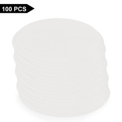 stonylab Papier Filtre Qualitatif, 100 Paquets de Cercles de Papier Filtre en Cellulose à Débit Lent avec Rétention de Particule