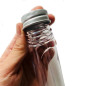 10 Pièces Tubes à Essai en Plastique Transparent, Tube à Essai Transparent en Plastique Plat, Tubes à Essai pour Fleurs avec Bou