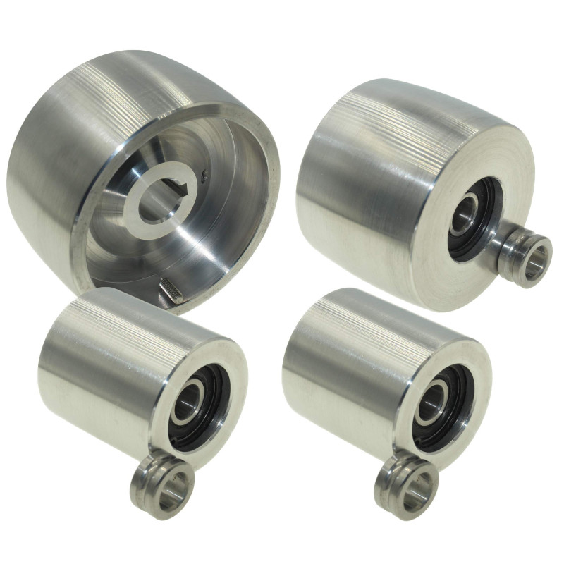 (AL4-19) Kit de meuleuse à courroie fraisée CNC pour aiguiseur de couteaux 100 mm Entraînement 19 mm Tige 75 mm Roue de directio (AL4-19) Kit de meuleuse à courroie fraisée CNC pour aiguiseur de couteaux 100 mm Entraînement 19 mm Tige 75 mm Roue de directio