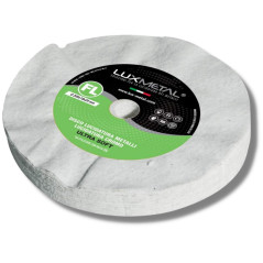 Lux Metal - Disque de Polissage Excellente sur tous les Métaux (Ultra Soft 200 mm) - Idéal pour Aluminium, Acier Inoxydable, Lai