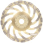 PRODIAMANT Meules boisseaux diamantée 180 mm x 22,2 mm Turbo ST81 Meule diamantée béton pierre naturelle qualité professionnelle PRODIAMANT Meules boisseaux diamantée 180 mm x 22,2 mm Turbo ST81 Meule diamantée béton pierre naturelle qualité professionnelle