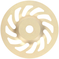 PRODIAMANT Meules boisseaux diamantée 180 mm x 22,2 mm Turbo ST81 Meule diamantée béton pierre naturelle qualité professionnelle