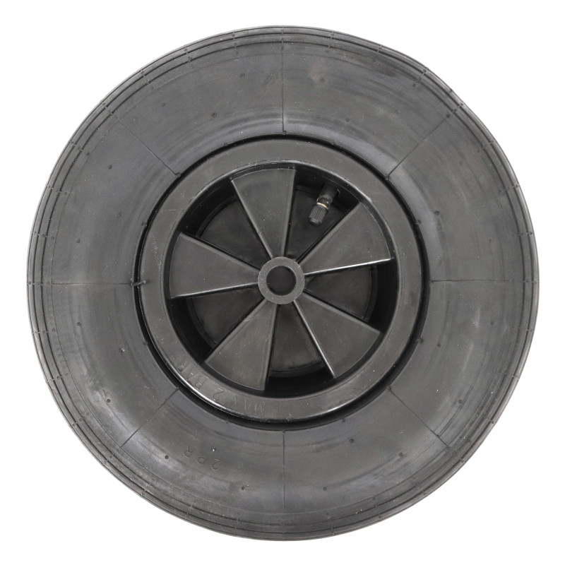 HOME IT® Roue de brouette 12" (3.50×6) – Roue en Caoutchouc avec Jante Plastique et Insert d’axe, Compatible Axes 12/16 mm, adap HOME IT® Roue de brouette 12" (3.50×6) – Roue en Caoutchouc avec Jante Plastique et Insert d’axe, Compatible Axes 12/16 mm, adap