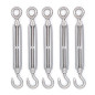 Mecollection M4/M5/M6/M8 304 Acier Inoxydable Crochet et Oeillet Tendeur à Œillets avec Câble Fil Fil de Serrage 10pcs Mecollection M4/M5/M6/M8 304 Acier Inoxydable Crochet et Oeillet Tendeur à Œillets avec Câble Fil Fil de Serrage 10pcs