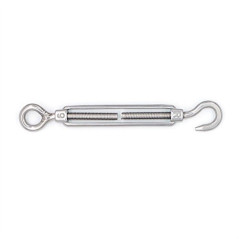 Mecollection M4/M5/M6/M8 304 Acier Inoxydable Crochet et Oeillet Tendeur à Œillets avec Câble Fil Fil de Serrage 10pcs