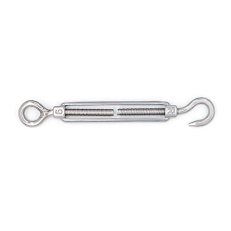 Mecollection M4/M5/M6/M8 304 Acier Inoxydable Crochet et Oeillet Tendeur à Œillets avec Câble Fil Fil de Serrage 10pcs