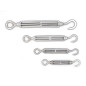 Mecollection M4/M5/M6/M8 304 Acier Inoxydable Crochet et Oeillet Tendeur à Œillets avec Câble Fil Fil de Serrage 10pcs Mecollection M4/M5/M6/M8 304 Acier Inoxydable Crochet et Oeillet Tendeur à Œillets avec Câble Fil Fil de Serrage 10pcs