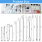 DTYGUIXE 12PCS Pièces Spatule de Laboratoire Cuillère Micro Cuillère de Laboratoire Micro Spatule en Acier Inoxydable 304 avec U
