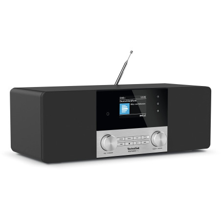 TechniSat DIGITRADIO 4 C - Radio numérique stéréo (Dab+, FM, écran Couleur, Streaming Audio Bluetooth, Prise Casque, entrée AUX,