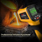 BSIDE H3 Thermomètre Numérique Industriel -58℉~2552℉(-50℃~1400℃) Thermometre Infrarouge Professionnel 50:1 avec Alarme LCD Coule