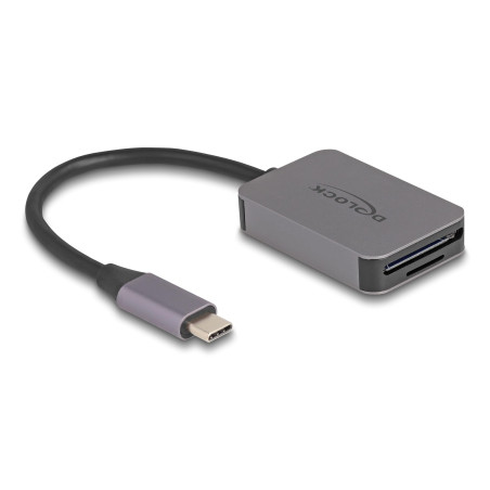 DeLOCK Lecteur de Carte USB Type-C pour Cartes mémoire SD ou Micro SD