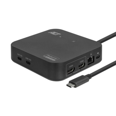 ACT Station d'accueil USB-C 4K, pour 2 écrans HDMI, DisplayLink, modèle Compact AC7150