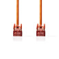 Nedis Câble réseau CAT6 - Fiche RJ45 - Fiche RJ45 - S/FTP - 5 m - Rond - LSZH - Orange - Label