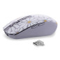 T'nB - Souris sans Fil Design, Double Mode Bluetooth et USB-A, Rechargeable Haute Autonomie, Silencieuse, Précision 1600 DPI, 6 