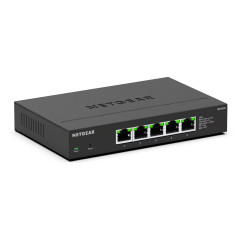 NETGEAR (MS305E) Switch Plus 5 Ports Multi-Gigabit Ethernet - manageable avec 5 x 1G/2,5G, Bureau ou Fixation Murale et Protecti