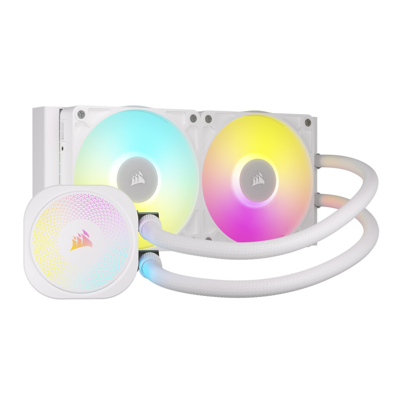 CORSAIR iCUE LINK TITAN 240 RX RGB Refroidisseur Liquide Pour CPU – 240mm AIO, 2x RX120 Ventilateurs RGB Inclus, Convient à Inte CORSAIR iCUE LINK TITAN 240 RX RGB Refroidisseur Liquide Pour CPU – 240mm AIO, 2x RX120 Ventilateurs RGB Inclus, Convient à Inte