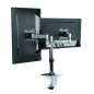 LogiLink BP0077 Support de Bureau Double (13-27"), Bras 342 mm Noir