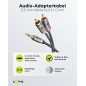 goobay 65289 Câble auxiliaire stéréo RCA vers jack 3,5 3m/ Câble audio auxiliaire hi-fi pour smartphone ; console ; chaîne hi-fi goobay 65289 Câble auxiliaire stéréo RCA vers jack 3,5 3m/ Câble audio auxiliaire hi-fi pour smartphone ; console ; chaîne hi-fi