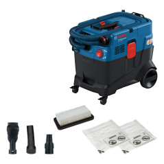 Bosch Professional Aspirateur polyvalent GAS 400 A (1 200 W, système de nettoyage automatique de filtre (AFC), y compris filtre