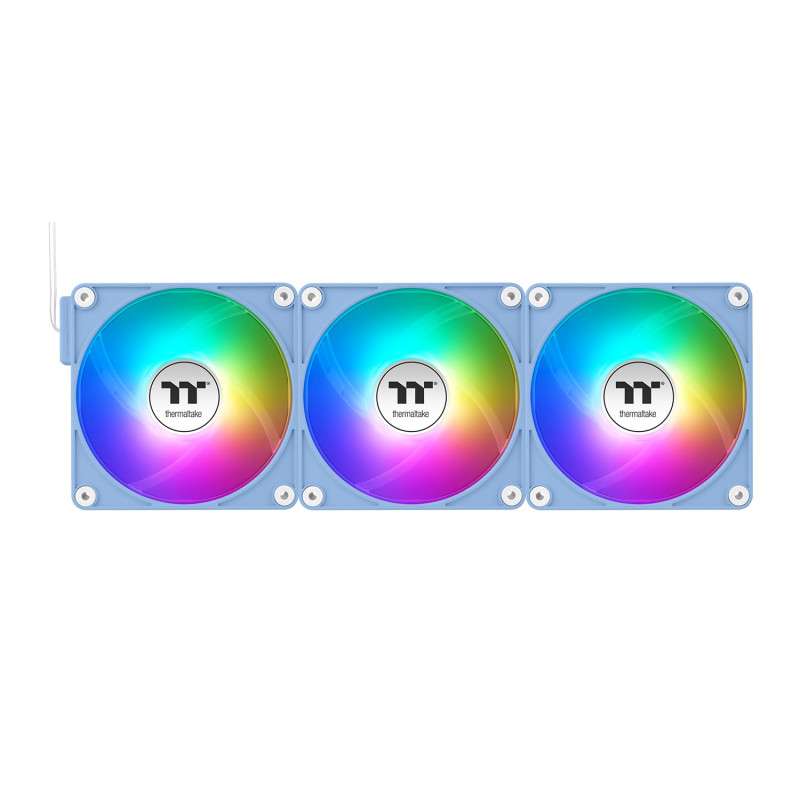 Thermaltake CT120 EX Reverse ARGB Sync | 120mm | Pack de 3 |Connexion en série magnétique MagForce 2.0 |PWM 500-2000 tr/min |9 L Thermaltake CT120 EX Reverse ARGB Sync | 120mm | Pack de 3 |Connexion en série magnétique MagForce 2.0 |PWM 500-2000 tr/min |9 L