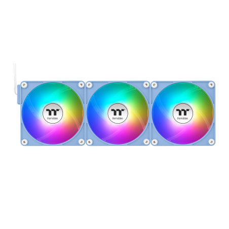 Thermaltake CT120 EX Reverse ARGB Sync | 120mm | Pack de 3 |Connexion en série magnétique MagForce 2.0 |PWM 500-2000 tr/min |9 L