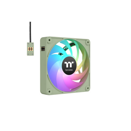 Thermaltake CT120 EX ARGB Sync | 120mm | Pack de 3 | Connexion en série magnétique MagForce 2.0|PWM 500-2000 TR/Min|9 LED adress