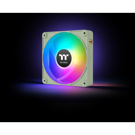 Thermaltake CT120 EX ARGB Sync | 120mm | Pack de 3 | Connexion en série magnétique MagForce 2.0|PWM 500-2000 TR/Min|9 LED adress