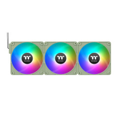 Thermaltake CT120 EX ARGB Sync | 120mm | Pack de 3 | Connexion en série magnétique MagForce 2.0|PWM 500-2000 TR/Min|9 LED adress