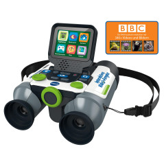 VTech Jumelles vidéo interactives - avec caméra intégrée, grossissement 10x et Contenu BBC Impressionnant - pour Les explorateur