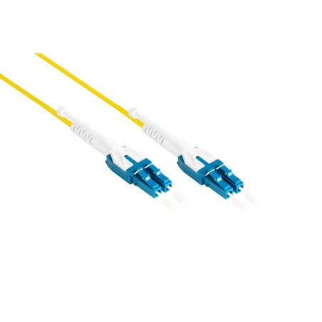 Good Connections Câble fibre optique OS2 – Duplex – Fiche LC vers LC – Uniboot – monomode 9/125-1/10/40/100-Gigabit Ethernet – C