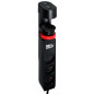 ONLAN Multiprise Power Desk Station Noir Multiprise de Bureau avec USB avec Interrupteur Câble 2M