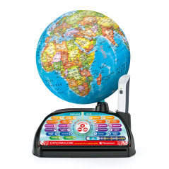 Clementoni - Exploraglobe dès 7 Ans - Voyage en Temps réel - Jeux Éducatif pour Enfant - Apprendre en s'amusant - Fabriqué en It