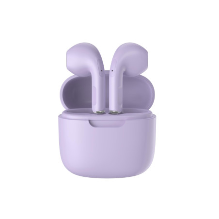 Ecouteurs ColorBuds True Wireless Bouton Google Assistant & Siri Violet Bigben