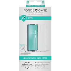 Force Case Coque Renforcée Xiaomi Redmi Note 12 5G Feel Transparente - Garantie à Vie - Certifié GRS