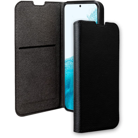 Folio pour Samsung Galaxy S23 5G Wallet Fonction Stand Noir - Certifié GRS Bigben