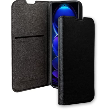 Folio Xiaomi Redmi Note 12 Pro+ Wallet Fonction Stand Noir - Certifié GRS Bigben