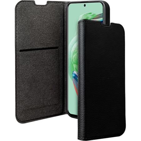 Folio Xiaomi Redmi 12 4G / 5G Wallet Fonction Stand Noir - Certifié GRS Bigben