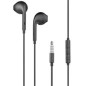 Ecouteurs Jack 3.5mm Télécommande/Micro Bouton Noir Bigben Ecouteurs Jack 3.5mm Télécommande/Micro Bouton Noir Bigben