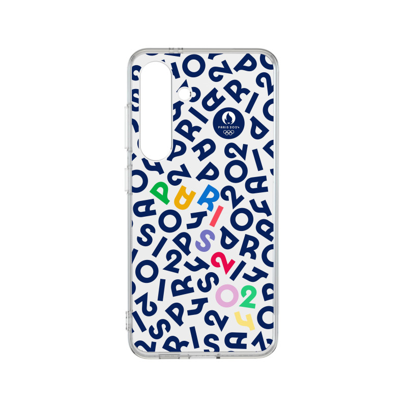 SAMSUNG Coque Transparente G S24 'Lettres Paris 2024' SAMSUNG Coque Transparente G S24 'Lettres Paris 2024'