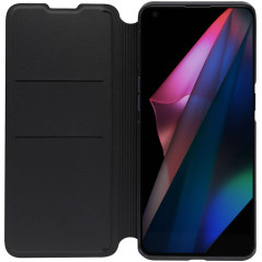 OPPO - Étui Flip Cover pour Smartphone OPPO Find X3 Pro, Protection Téléphone Portable, Rabat Ouverture Latérale, Porte-Carte 2