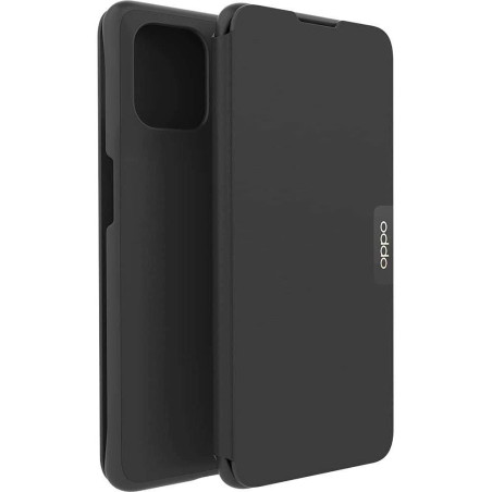 OPPO - Étui Flip Cover pour Smartphone OPPO Find X3 Pro, Protection Téléphone Portable, Rabat Ouverture Latérale, Porte-Carte 2