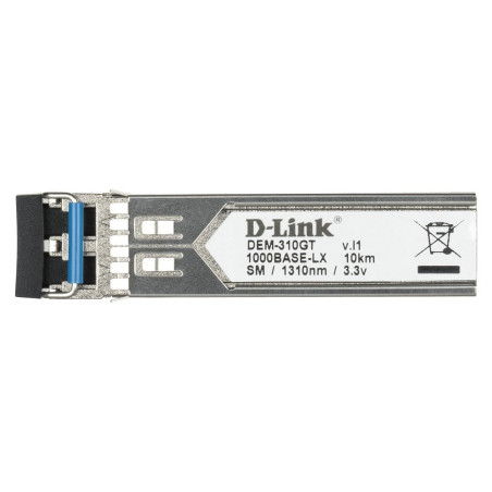 D-Link DEM 310GT Adaptateur Réseau Transceiveur mini-Gbic fibre monoMode SFP LC 1000Base-LX (10km)