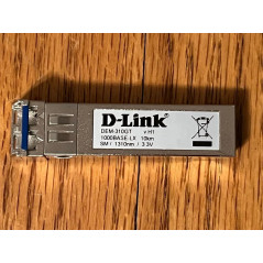 D-Link DEM 310GT Adaptateur Réseau Transceiveur mini-Gbic fibre monoMode SFP LC 1000Base-LX (10km)