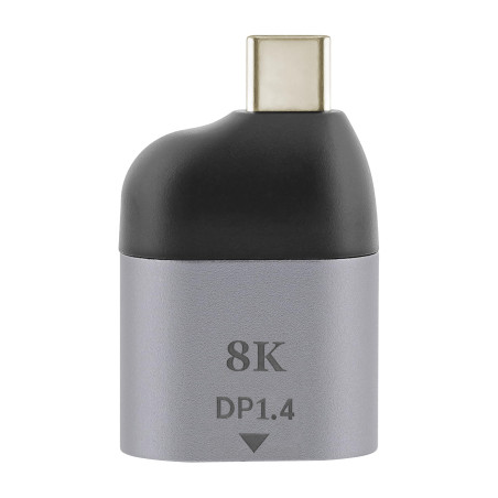 T'nB - MINITCDP - Adaptateur USB Type-C vers DisplayPort 8K- Gris
