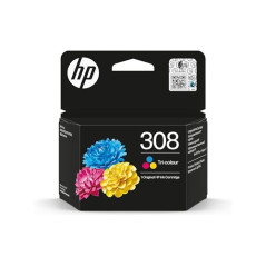 HP 308 Cartouche d’Encre Authentique Trois Couleurs