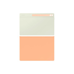 SAMSUNG Smart Book Cover Étui pour Tablette à Rabat avec Double Affichage pour Galaxy Tab S9 Ultra | Tab S10 Ultra, Orange